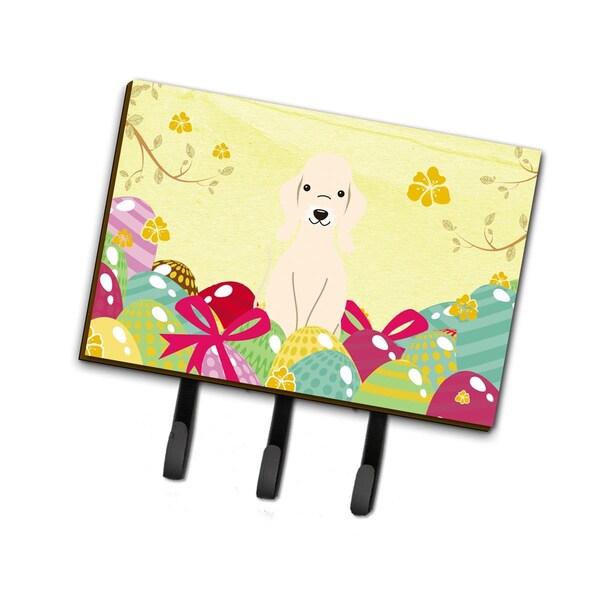 Carolines Treasures Easter Eggs Bedlington Terrier Sandy Leash or Key Holder BB6091TH68 - main
